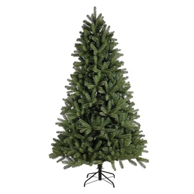Artificial Xmas Decorations Full Fir Hinged Christmas Tree With Brown Trunk