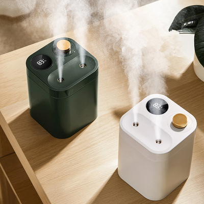 LED Light Heavy Fog Ultrasonic USB Home Air Humidifier 1000ML Double Nozzle Cool Mist Warm