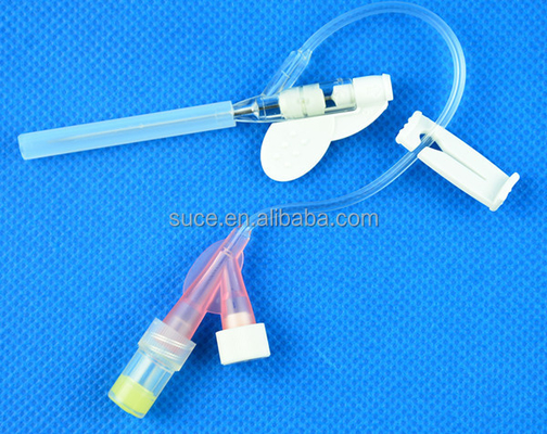 Safety Y type IV cannulas/IV catheter with injection port 18G-24G