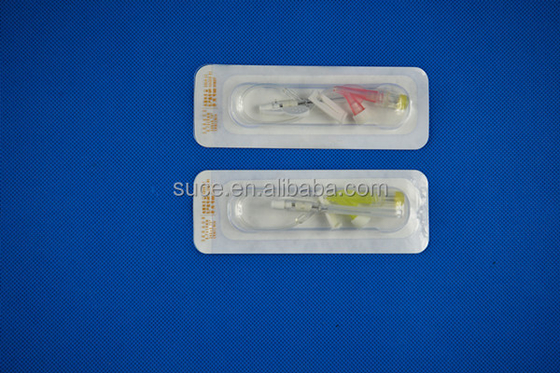 Safety Y type IV cannulas/IV catheter with injection port 18G-24G