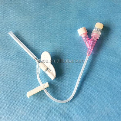 Safety Y type IV cannulas/IV catheter with injection port 18G-24G