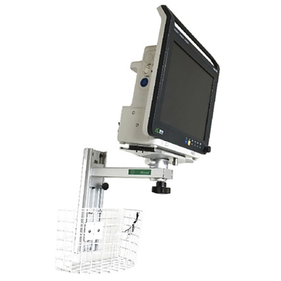 Aurora WM aluminum alloy adjustable arm touch screen monitor wall mount with basket