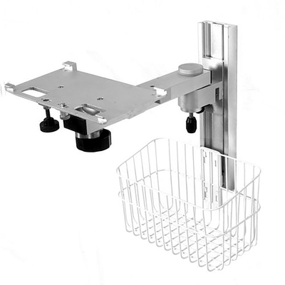 Aurora WM aluminum alloy adjustable arm touch screen monitor wall mount with basket