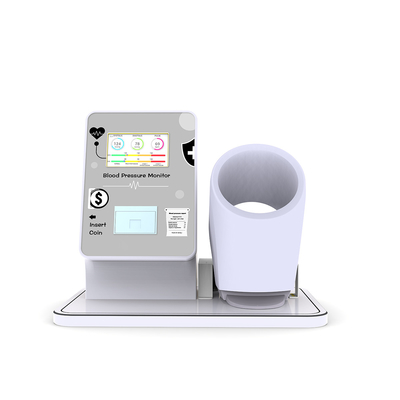 Cheap price 5 inch LCD touch screen rechargeable portable upper arm automatic blood pressure monitor