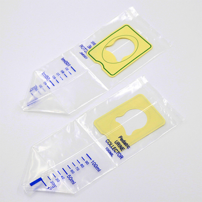 Competitive price for PVC  medical disposable pediatric urine bag 100ml-200ml
