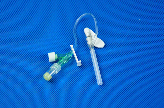Safety Y type IV cannulas/IV catheter with injection port 18G-24G