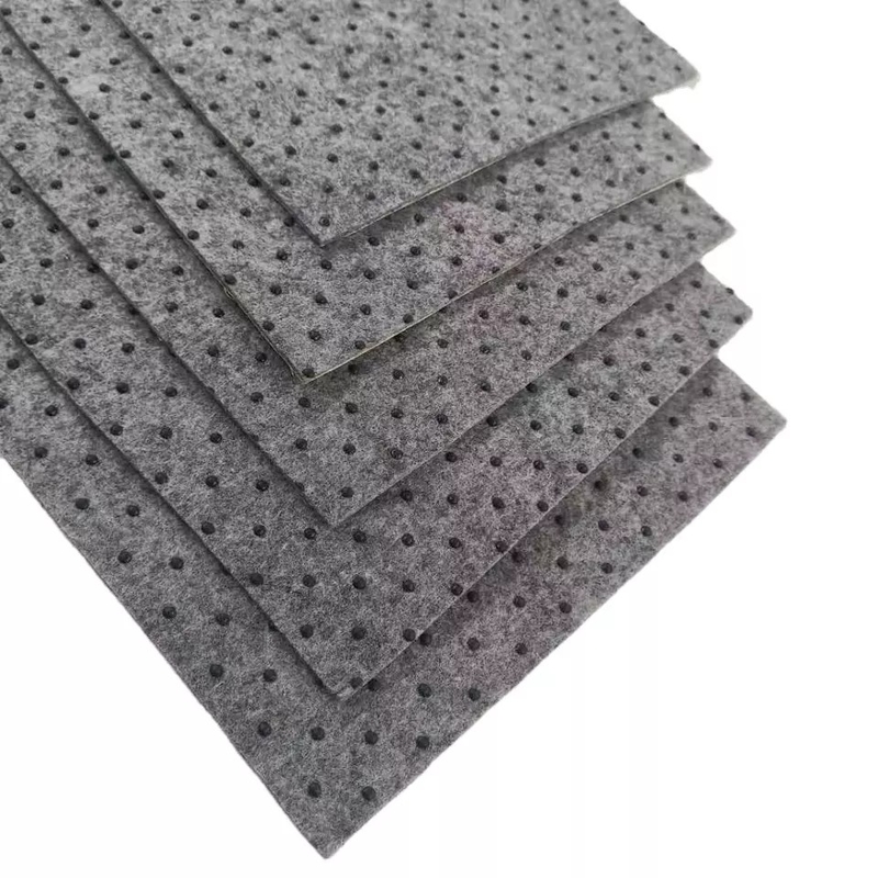 PVC Point Non Woven Composite Needle Punched Felt Fabric Non Slip Carpet Backing Cloth