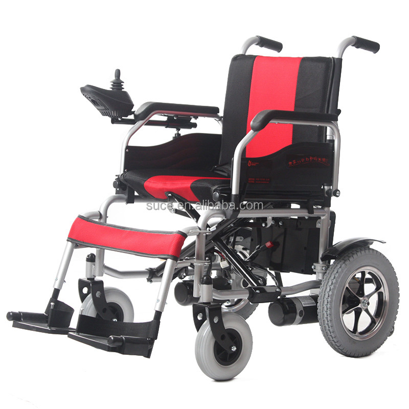 China Foldable power electric wheelchair for elderly